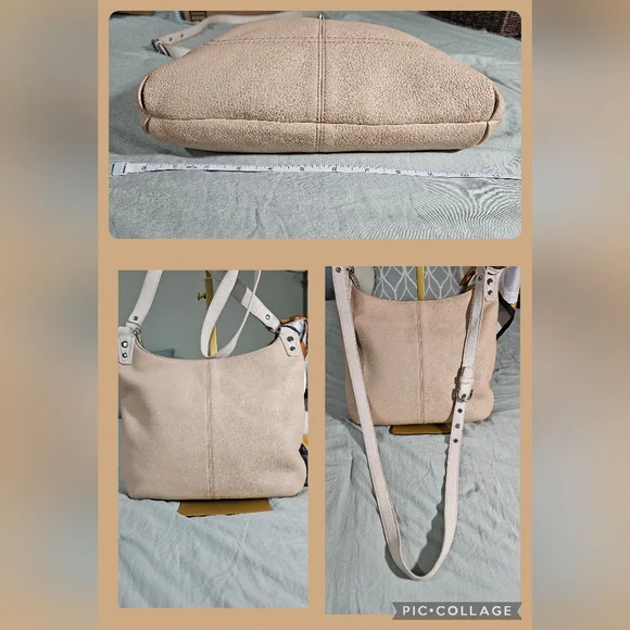 Coach Beige Shoulder Bag with Scarf and Wallet - Picture 3 of 15